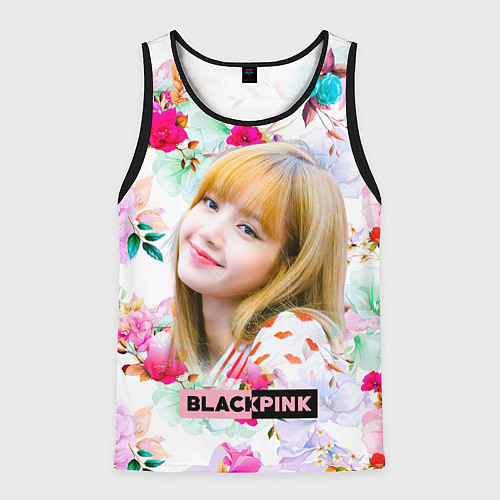 Мужская майка без рукавов Blackpink Lisa / 3D-Черный – фото 1