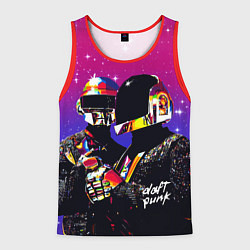 Майка-безрукавка мужская Daft Punk Discovery, цвет: 3D-красный