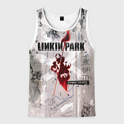 Майка-безрукавка мужская Linkin Park Hybrid Theory, цвет: 3D-белый