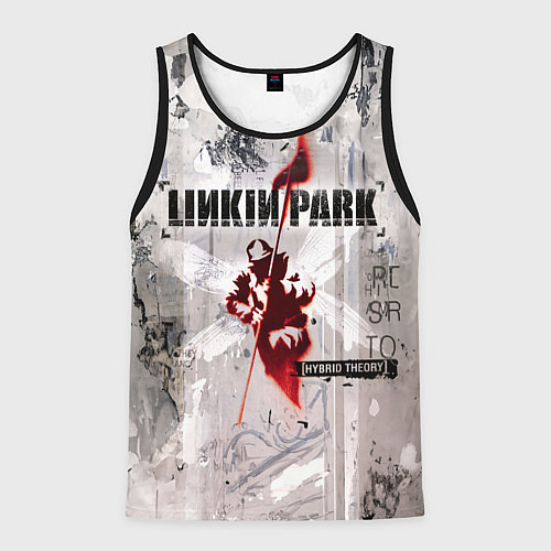 Мужская майка без рукавов Linkin Park Hybrid Theory / 3D-Черный – фото 1