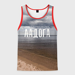 Майка-безрукавка мужская Ладога, цвет: 3D-красный