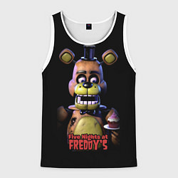 Майка-безрукавка мужская Five Nights at Freddy, цвет: 3D-белый