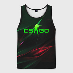 Мужская майка без рукавов CSGO green logo