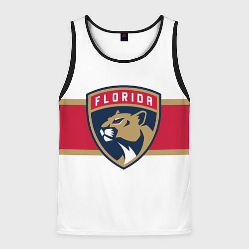 Мужская майка без рукавов Florida panthers - uniform - hockey / 3D-Черный – фото 1