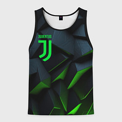 Мужская майка без рукавов Juventus black green logo