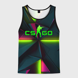 Мужская майка без рукавов CS GO green neon