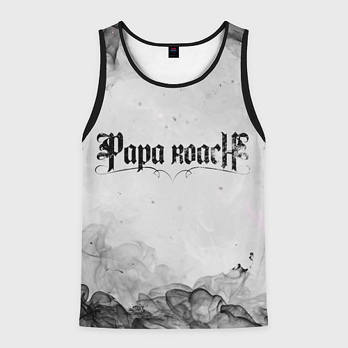 Мужская майка без рукавов Papa Roach grey / 3D-Черный – фото 1