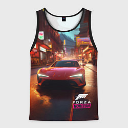 Майка-безрукавка мужская Forza Horizon Tokio, цвет: 3D-черный
