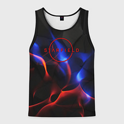Мужская майка без рукавов Starfield red logo
