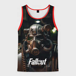 Майка-безрукавка мужская Fallout man, цвет: 3D-красный