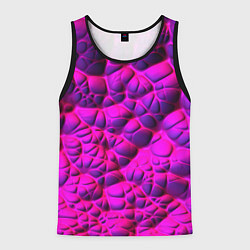 Мужская майка без рукавов Объемная розовая текстура