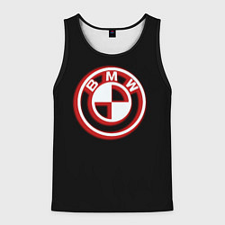 Майка-безрукавка мужская Bmw fire car, цвет: 3D-черный