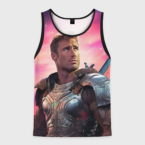 Мужская майка без рукавов William Glen Harold Herrington / 3D-Черный – фото 1