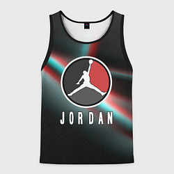 Майка-безрукавка мужская Nba jordan sport, цвет: 3D-черный