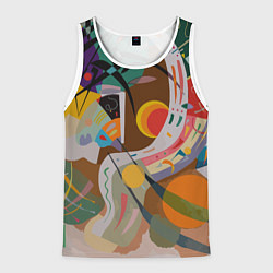 Мужская майка без рукавов Искусство Кандинского - Доминирующая кривая
