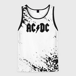 Мужская майка без рукавов ACDC rock collection краски черепа