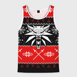 Мужская майка без рукавов The Witcher christmas sweater