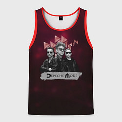Майка-безрукавка мужская Depeche Mode - spirit tour, цвет: 3D-красный