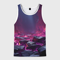 Мужская майка без рукавов Абстрактные фрагменты