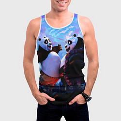 Майка-безрукавка мужская Кунг-фу Панда Friend, цвет: 3D-белый — фото 2