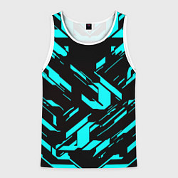 Мужская майка без рукавов Айзек стиль неоновый броня