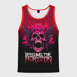 Майка-безрукавка мужская Bring Me the Horizon - rock band, цвет: 3D-красный