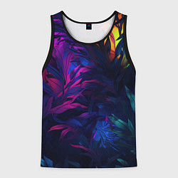 Мужская майка без рукавов Абстрактный камуфляж в кислотных абстрактных пятна