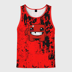 Мужская майка без рукавов Super Meat Boy краски