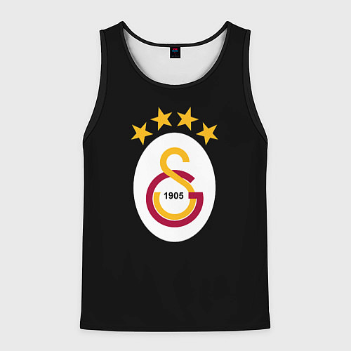 Мужская майка без рукавов Galatasaray logo fc / 3D-Черный – фото 1