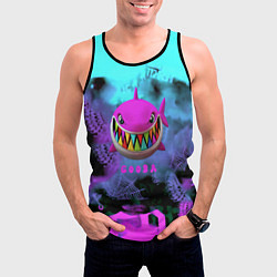 Майка-безрукавка мужская 6ix9ine neon, цвет: 3D-черный — фото 2