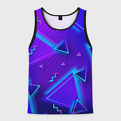 Мужская майка без рукавов Neon Pattern colored