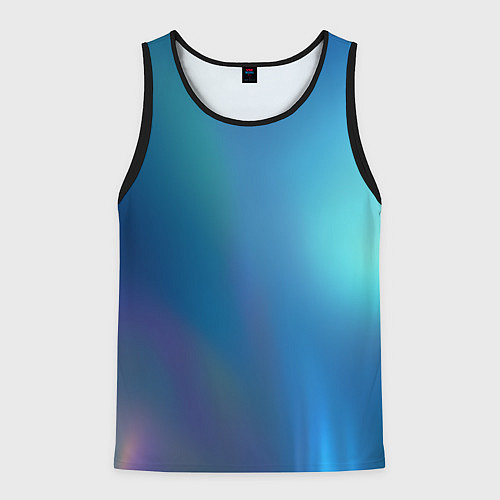 Мужская майка без рукавов Легкая голография / 3D-Черный – фото 1