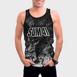 Майка-безрукавка мужская Sum41 black graphite, цвет: 3D-черный — фото 2