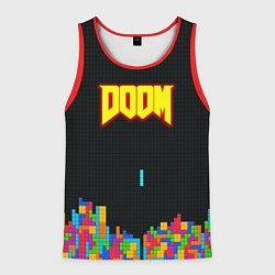 Мужская майка без рукавов Doom x tetrix коллабарация