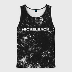 Майка-безрукавка мужская Nickelback black ice, цвет: 3D-черный
