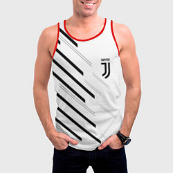 Майка-безрукавка мужская Juventus sport geometry, цвет: 3D-красный — фото 2