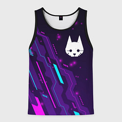 Майка-безрукавка мужская Stray neon gaming, цвет: 3D-черный