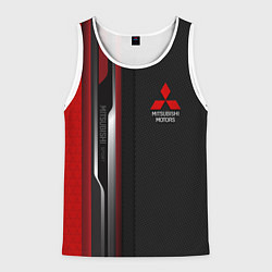 Мужская майка без рукавов Mitsubishi - carbon style
