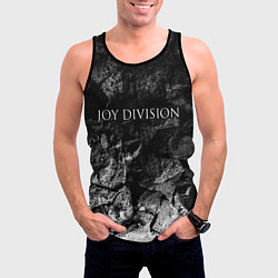 Майка-безрукавка мужская Joy Division black graphite, цвет: 3D-черный — фото 2