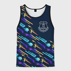 Майка-безрукавка мужская Everton градиентные мячи, цвет: 3D-черный