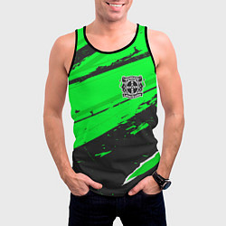 Майка-безрукавка мужская Bayer 04 sport green, цвет: 3D-черный — фото 2