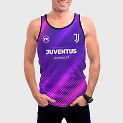 Майка-безрукавка мужская Juventus legendary sport grunge, цвет: 3D-черный — фото 2