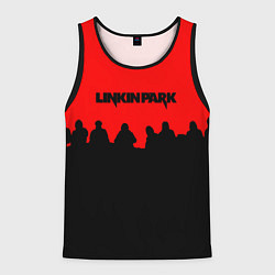 Майка-безрукавка мужская Linkin park rock team, цвет: 3D-черный