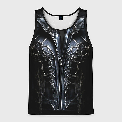 Мужская майка без рукавов Косуха / 3D-Черный – фото 1