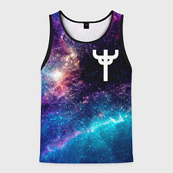 Майка-безрукавка мужская Judas Priest space rock, цвет: 3D-черный