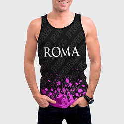 Майка-безрукавка мужская Roma pro football посередине, цвет: 3D-черный — фото 2