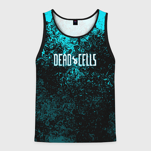Мужская майка без рукавов Dead Cells брызги красок / 3D-Черный – фото 1