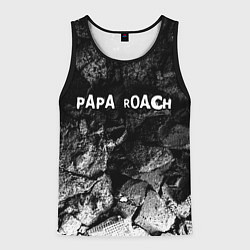Майка-безрукавка мужская Papa Roach black graphite, цвет: 3D-черный