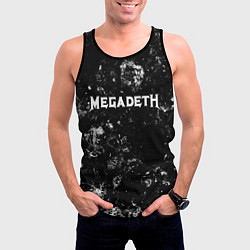 Майка-безрукавка мужская Megadeth black ice, цвет: 3D-черный — фото 2