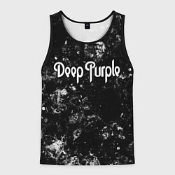Майка-безрукавка мужская Deep Purple black ice, цвет: 3D-черный